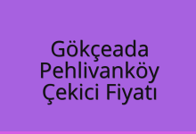 Gökçeada Çekici Fiyatı – Pehlivanköy Oto Kurtarıcı Ücreti