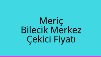 Meriç Çekici Fiyatı – Bilecik Merkez Oto Kurtarıcı Ücreti