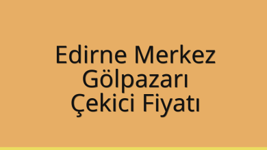 Edirne Merkez Çekici Fiyatı – Gölpazarı Oto Kurtarıcı Ücreti