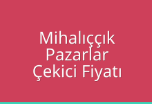 Mihalıççık Çekici Fiyatı – Pazarlar Oto Kurtarıcı Ücreti