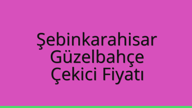 Şebinkarahisar Çekici Fiyatı – Güzelbahçe Oto Kurtarıcı Ücreti