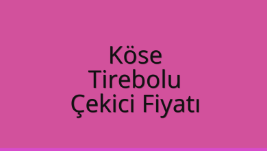 Köse Çekici Fiyatı – Tirebolu Oto Kurtarıcı Ücreti
