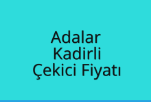 Adalar Çekici Fiyatı – Kadirli Oto Kurtarıcı Ücreti