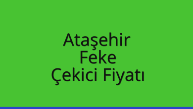 Ataşehir Çekici Fiyatı – Feke Oto Kurtarıcı Ücreti