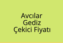 Avcılar Çekici Fiyatı – Gediz Oto Kurtarıcı Ücreti