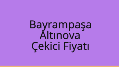 Bayrampaşa Çekici Fiyatı – Altınova Oto Kurtarıcı Ücreti