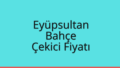 Eyüpsultan Çekici Fiyatı – Bahçe Oto Kurtarıcı Ücreti