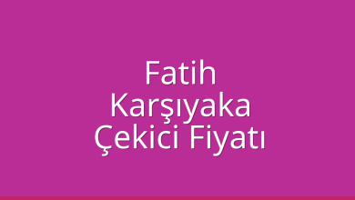 Fatih Çekici Fiyatı – Karşıyaka Oto Kurtarıcı Ücreti