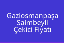 Gaziosmanpaşa Çekici Fiyatı – Saimbeyli Oto Kurtarıcı Ücreti