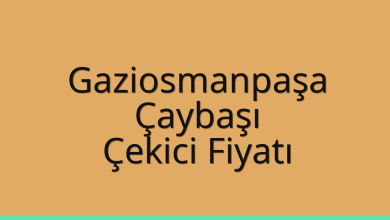 Gaziosmanpaşa Çekici Fiyatı – Çaybaşı Oto Kurtarıcı Ücreti