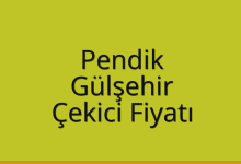 Pendik Çekici Fiyatı – Gülşehir Oto Kurtarıcı Ücreti