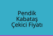 Pendik Çekici Fiyatı – Kabataş Oto Kurtarıcı Ücreti