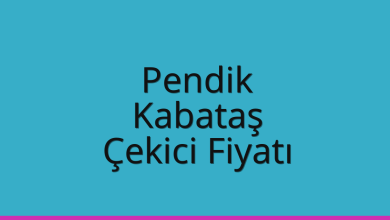 Pendik Çekici Fiyatı – Kabataş Oto Kurtarıcı Ücreti