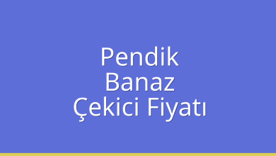 Pendik Çekici Fiyatı – Banaz Oto Kurtarıcı Ücreti