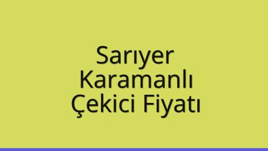 Sarıyer Çekici Fiyatı – Karamanlı Oto Kurtarıcı Ücreti