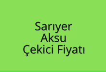 Sarıyer Çekici Fiyatı – Aksu Oto Kurtarıcı Ücreti