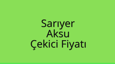 Sarıyer Çekici Fiyatı – Aksu Oto Kurtarıcı Ücreti