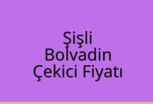 Şişli Çekici Fiyatı – Bolvadin Oto Kurtarıcı Ücreti