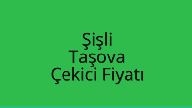 Şişli Çekici Fiyatı – Taşova Oto Kurtarıcı Ücreti