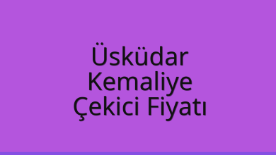 Üsküdar Çekici Fiyatı – Kemaliye Oto Kurtarıcı Ücreti