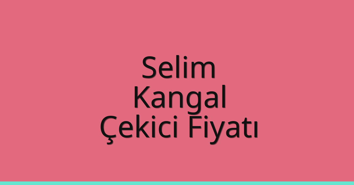 Selim Çekici Fiyatı – Kangal Oto Kurtarıcı Ücreti Selim Çekici Fiyatı – Kangal Oto Kurtarıcı Ücreti