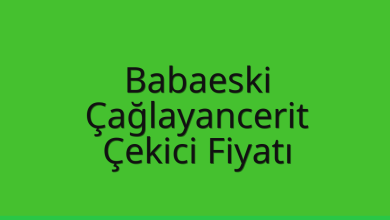 Babaeski Çekici Fiyatı – Çağlayancerit Oto Kurtarıcı Ücreti
