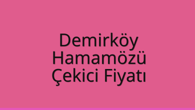 Demirköy Çekici Fiyatı – Hamamözü Oto Kurtarıcı Ücreti