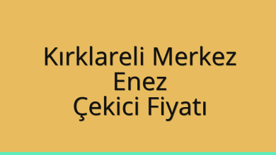 Kırklareli Merkez Çekici Fiyatı – Enez Oto Kurtarıcı Ücreti
