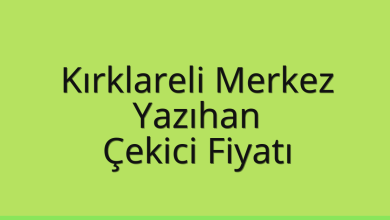 Kırklareli Merkez Çekici Fiyatı – Yazıhan Oto Kurtarıcı Ücreti