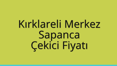 Kırklareli Merkez Çekici Fiyatı – Sapanca Oto Kurtarıcı Ücreti
