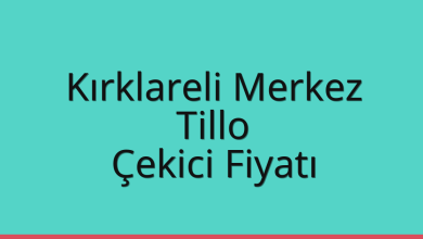 Kırklareli Merkez Çekici Fiyatı – Tillo Oto Kurtarıcı Ücreti