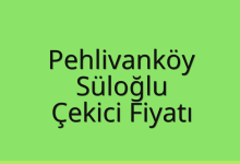 Pehlivanköy Çekici Fiyatı – Süloğlu Oto Kurtarıcı Ücreti