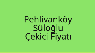 Pehlivanköy Çekici Fiyatı – Süloğlu Oto Kurtarıcı Ücreti