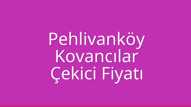 Pehlivanköy Çekici Fiyatı – Kovancılar Oto Kurtarıcı Ücreti