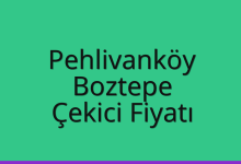 Pehlivanköy Çekici Fiyatı – Boztepe Oto Kurtarıcı Ücreti