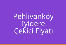 Pehlivanköy Çekici Fiyatı – İyidere Oto Kurtarıcı Ücreti