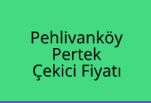 Pehlivanköy Çekici Fiyatı – Pertek Oto Kurtarıcı Ücreti
