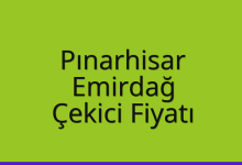 Pınarhisar Çekici Fiyatı – Emirdağ Oto Kurtarıcı Ücreti