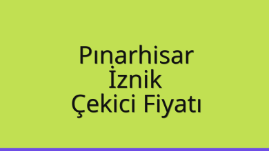 Pınarhisar Çekici Fiyatı – İznik Oto Kurtarıcı Ücreti