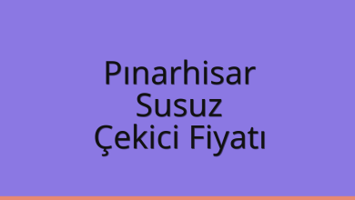 Pınarhisar Çekici Fiyatı – Susuz Oto Kurtarıcı Ücreti