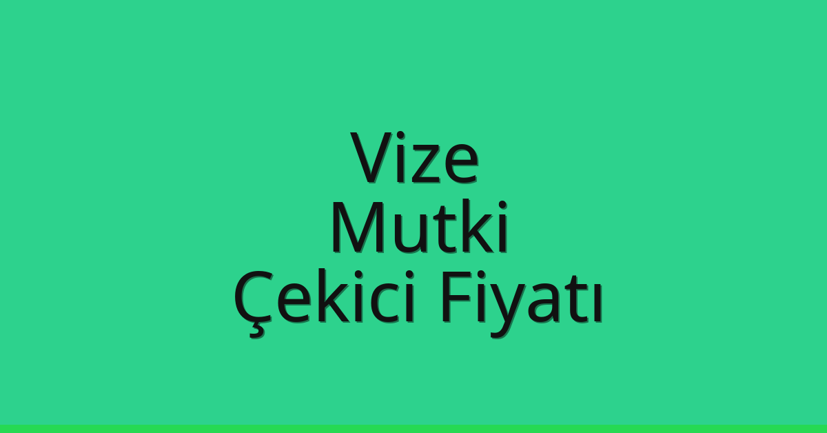 Vize Çekici Fiyatı – Mutki Oto Kurtarıcı Ücreti