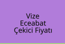 Vize Çekici Fiyatı – Eceabat Oto Kurtarıcı Ücreti
