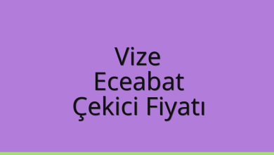 Vize Çekici Fiyatı – Eceabat Oto Kurtarıcı Ücreti