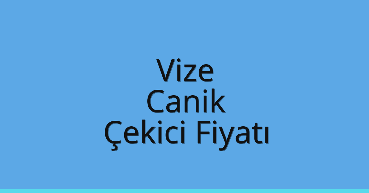 Vize Çekici Fiyatı – Canik Oto Kurtarıcı Ücreti