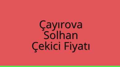Çayırova Çekici Fiyatı – Solhan Oto Kurtarıcı Ücreti