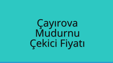 Çayırova Çekici Fiyatı – Mudurnu Oto Kurtarıcı Ücreti