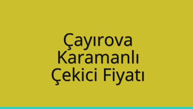 Çayırova Çekici Fiyatı – Karamanlı Oto Kurtarıcı Ücreti