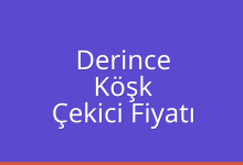 Derince Çekici Fiyatı – Köşk Oto Kurtarıcı Ücreti