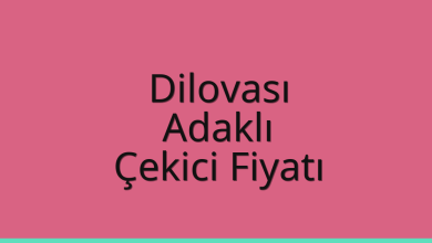 Dilovası Çekici Fiyatı – Adaklı Oto Kurtarıcı Ücreti