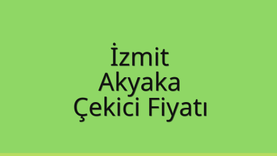 İzmit Çekici Fiyatı – Akyaka Oto Kurtarıcı Ücreti